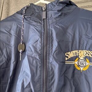 Navy blue smith and Wesson  jacket XL embroidered